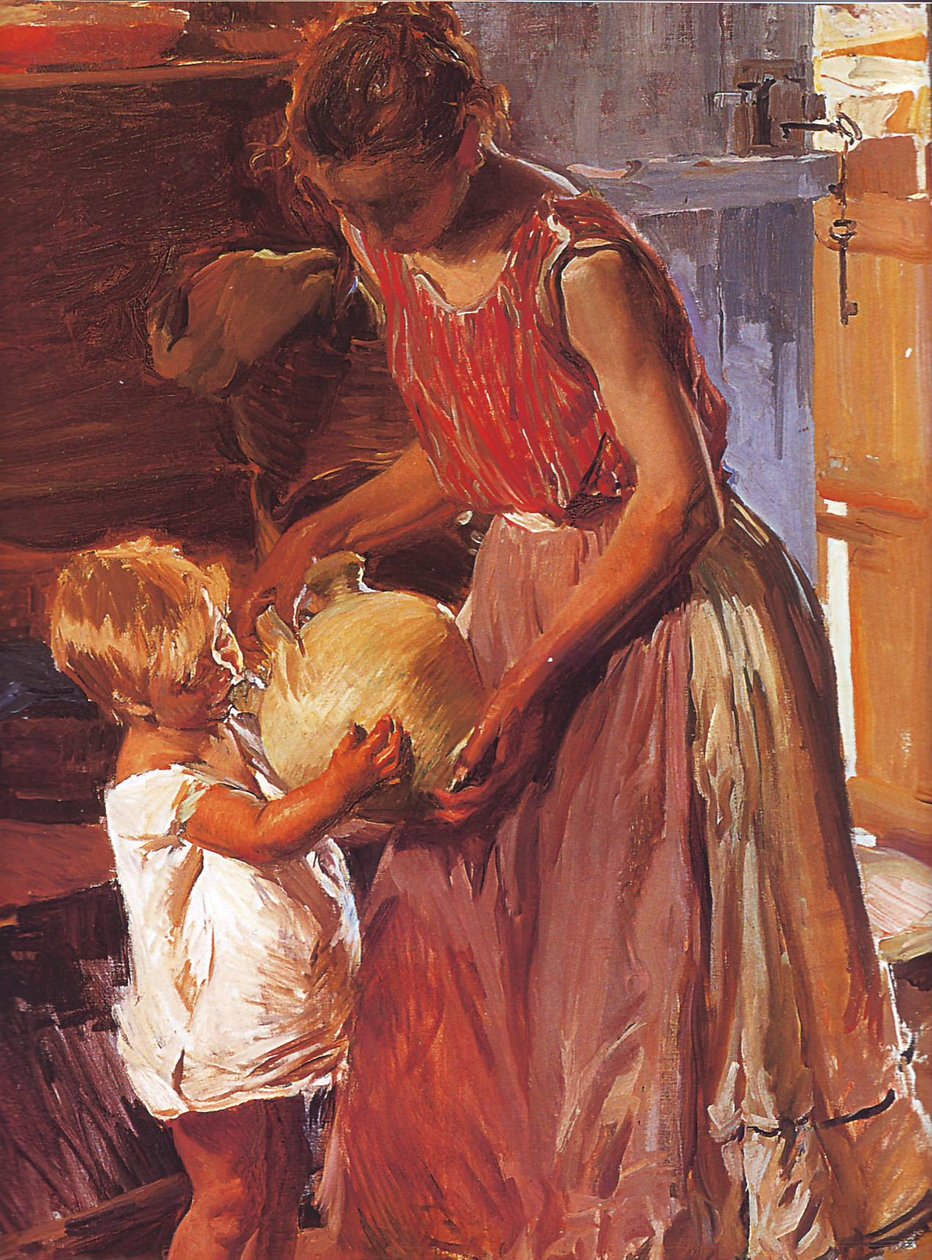 dzbanek autorstwa Joaquín Sorolla