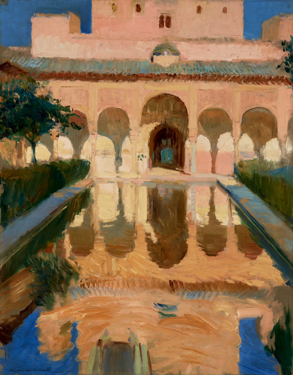 Sala Ambasadorów, Alhambra, Granada autorstwa Joaquín Sorolla