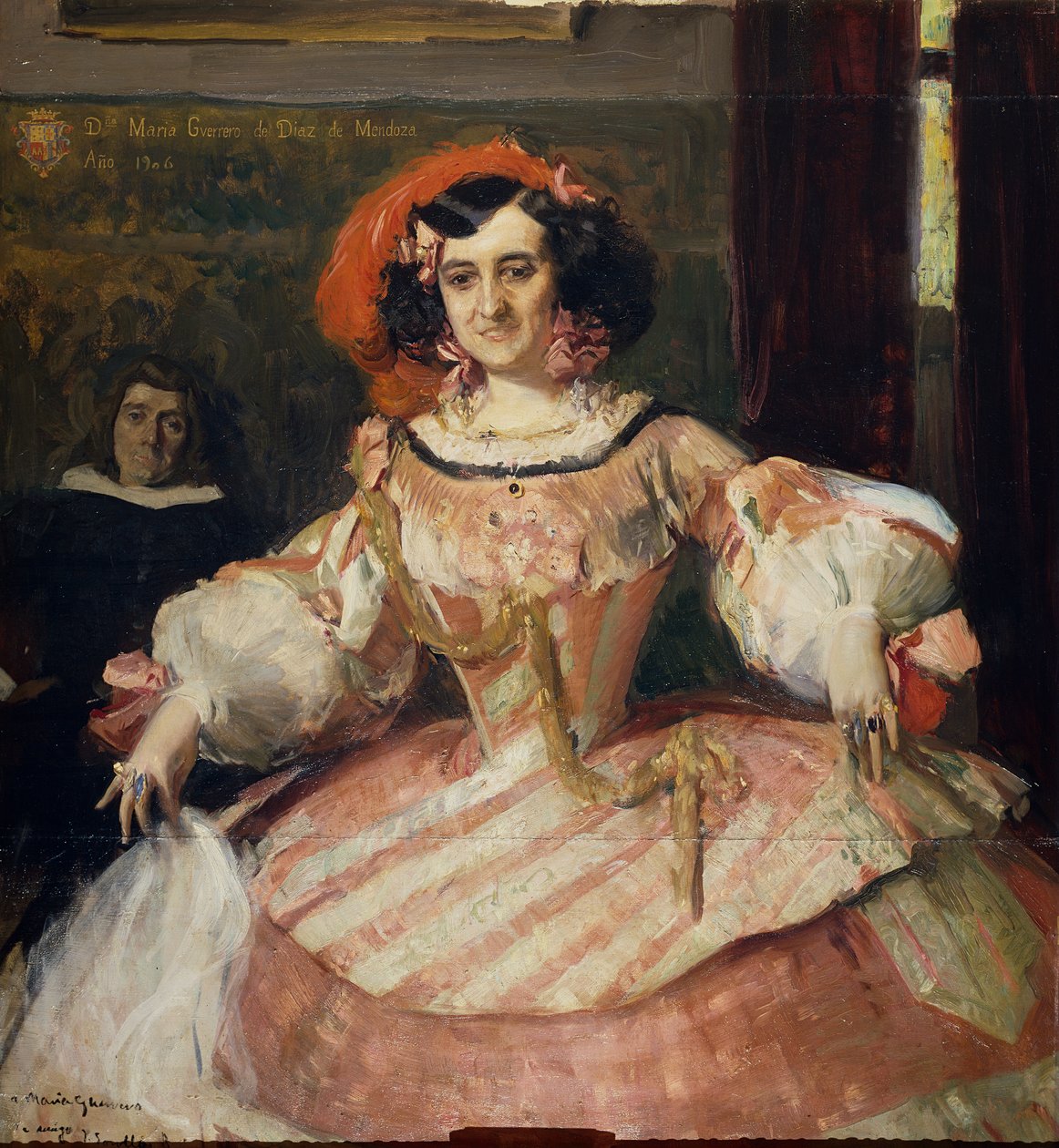 Aktorka María Guerrero jako La Dama Boba autorstwa Joaquín Sorolla