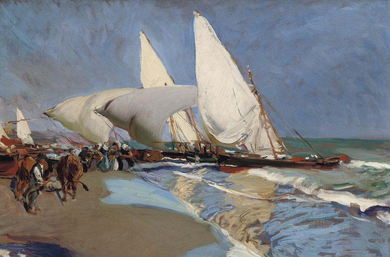 Plaża w Walencji autorstwa Joaquín Sorolla