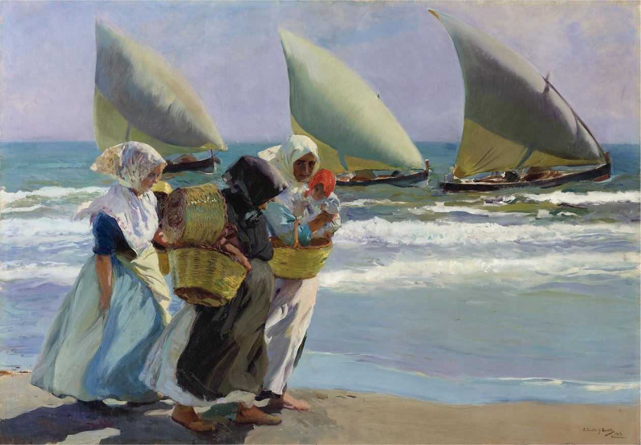 Trzy świece autorstwa Joaquín Sorolla