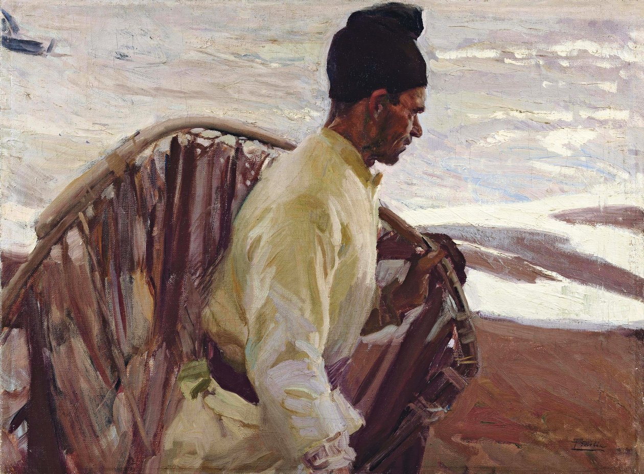 Rybak krewetek, Walencja autorstwa Joaquín Sorolla