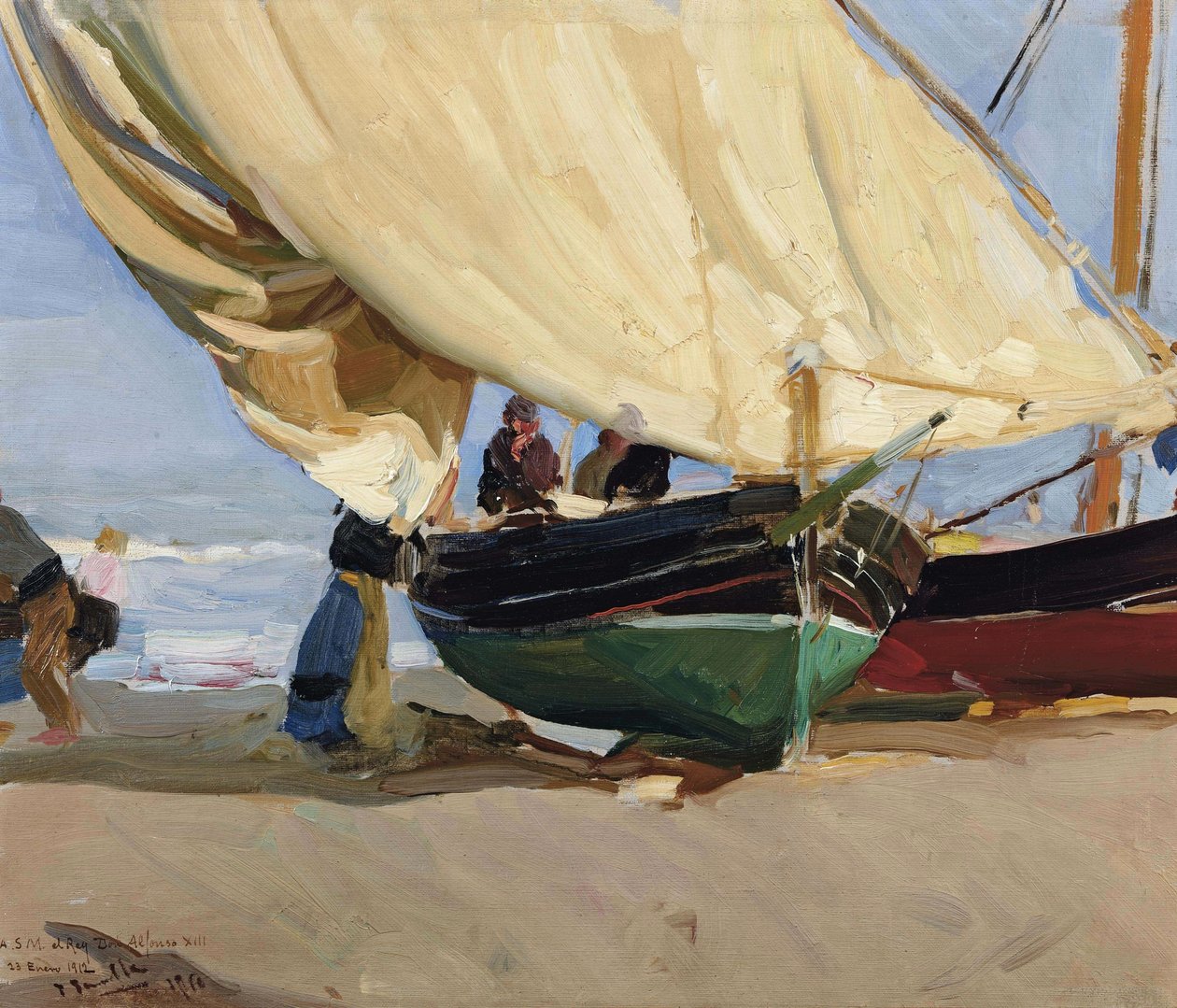 Rybacy autorstwa Joaquín Sorolla
