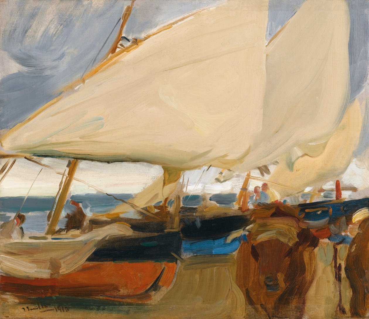 Plaża w Walencji autorstwa Joaquín Sorolla