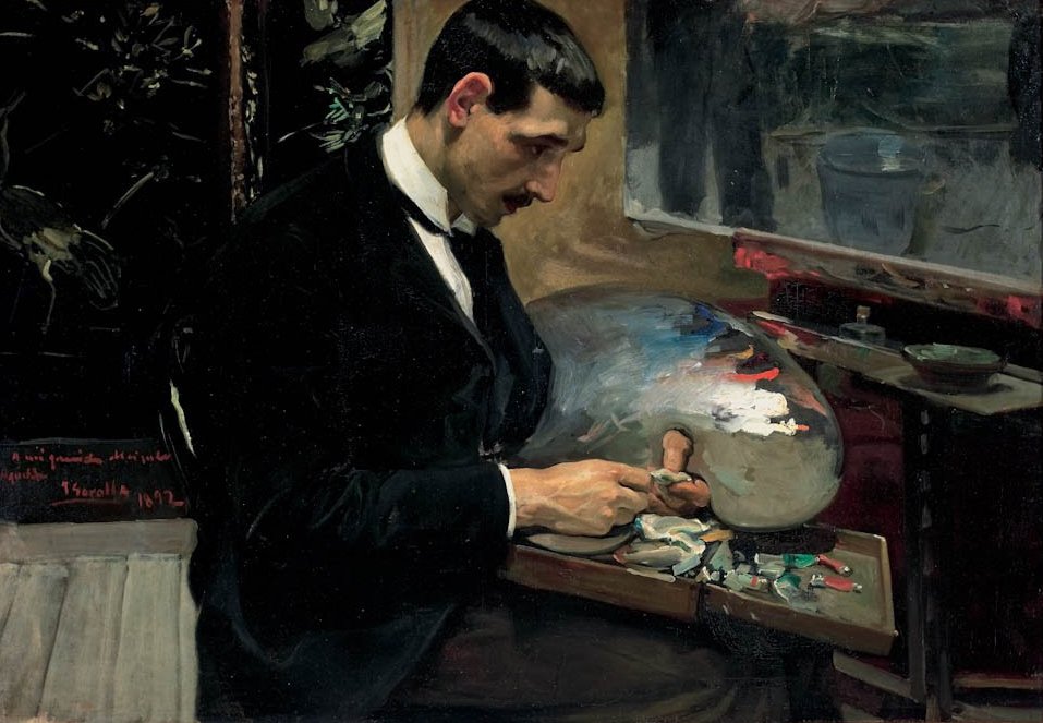 Portret Agustína Otermína autorstwa Joaquín Sorolla