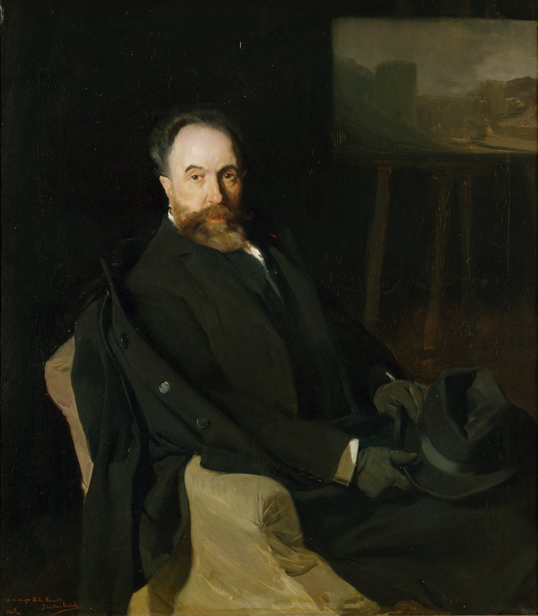 Portret malarza Aureliano de Beruete autorstwa Joaquín Sorolla