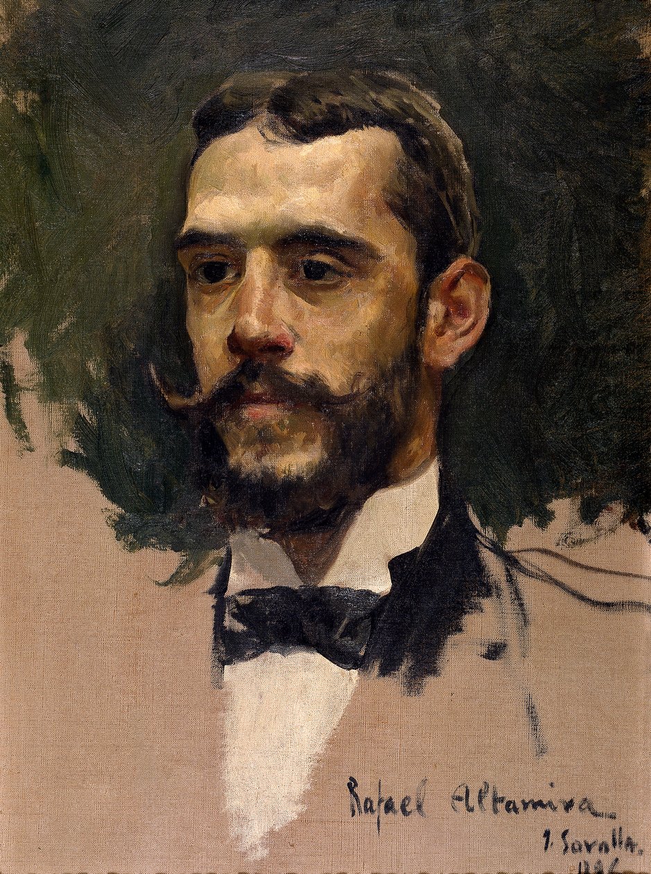 Rafael Altamira i Crevea autorstwa Joaquín Sorolla