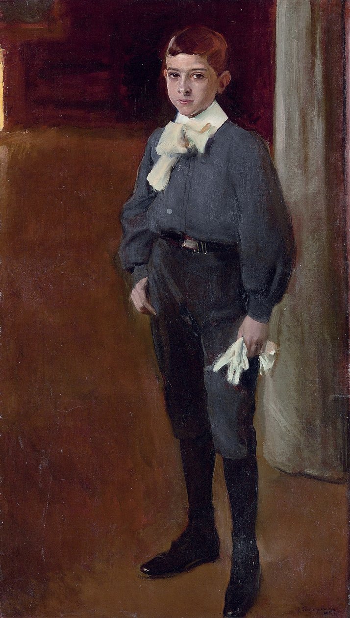 Portret dziecka José Maria Suárez autorstwa Joaquín Sorolla