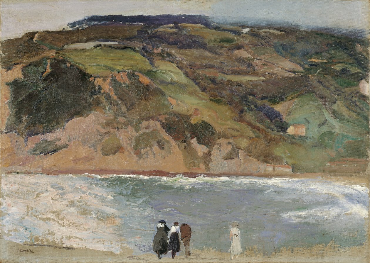 Falochron San Sebastian autorstwa Joaquín Sorolla