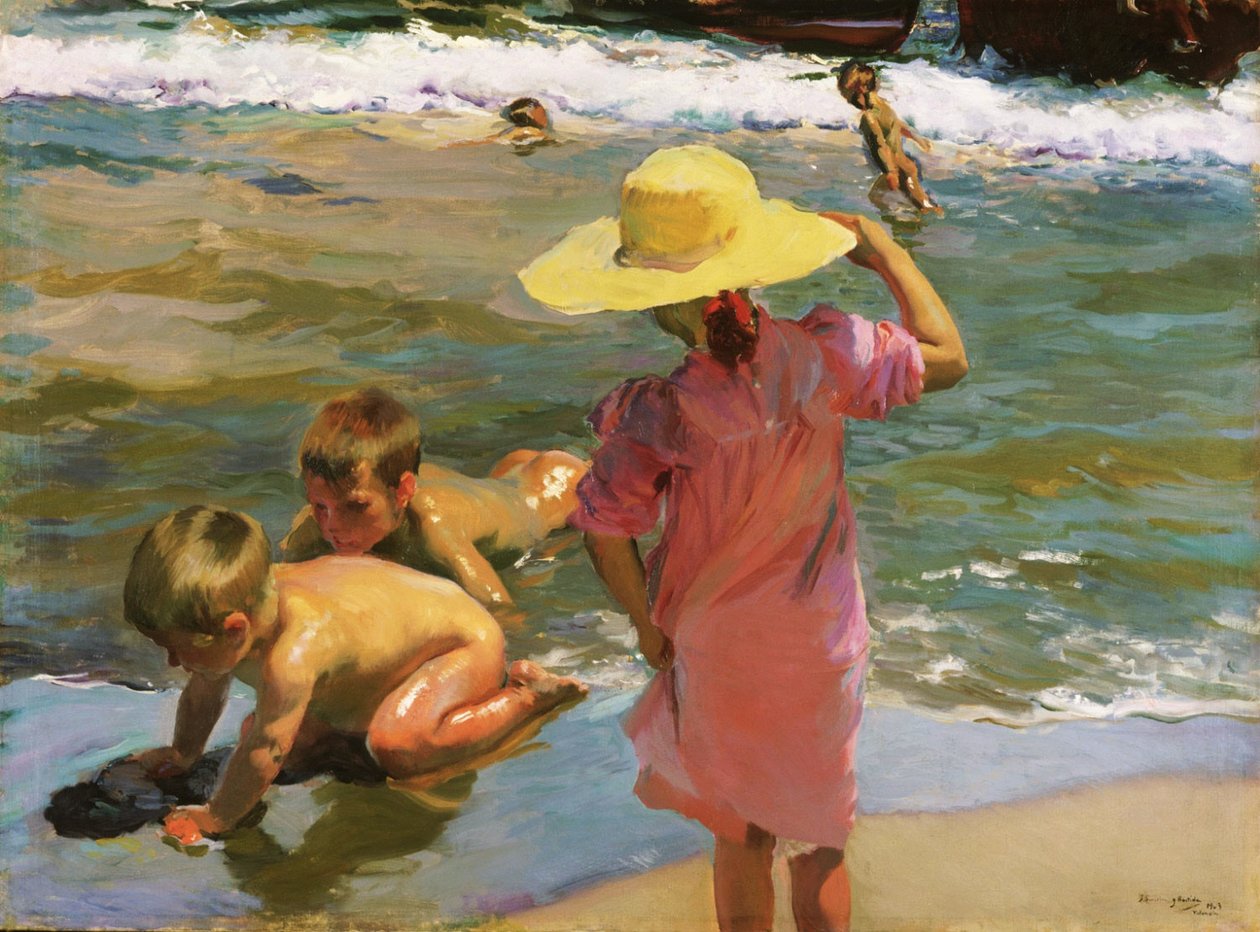 Młode płazy autorstwa Joaquín Sorolla