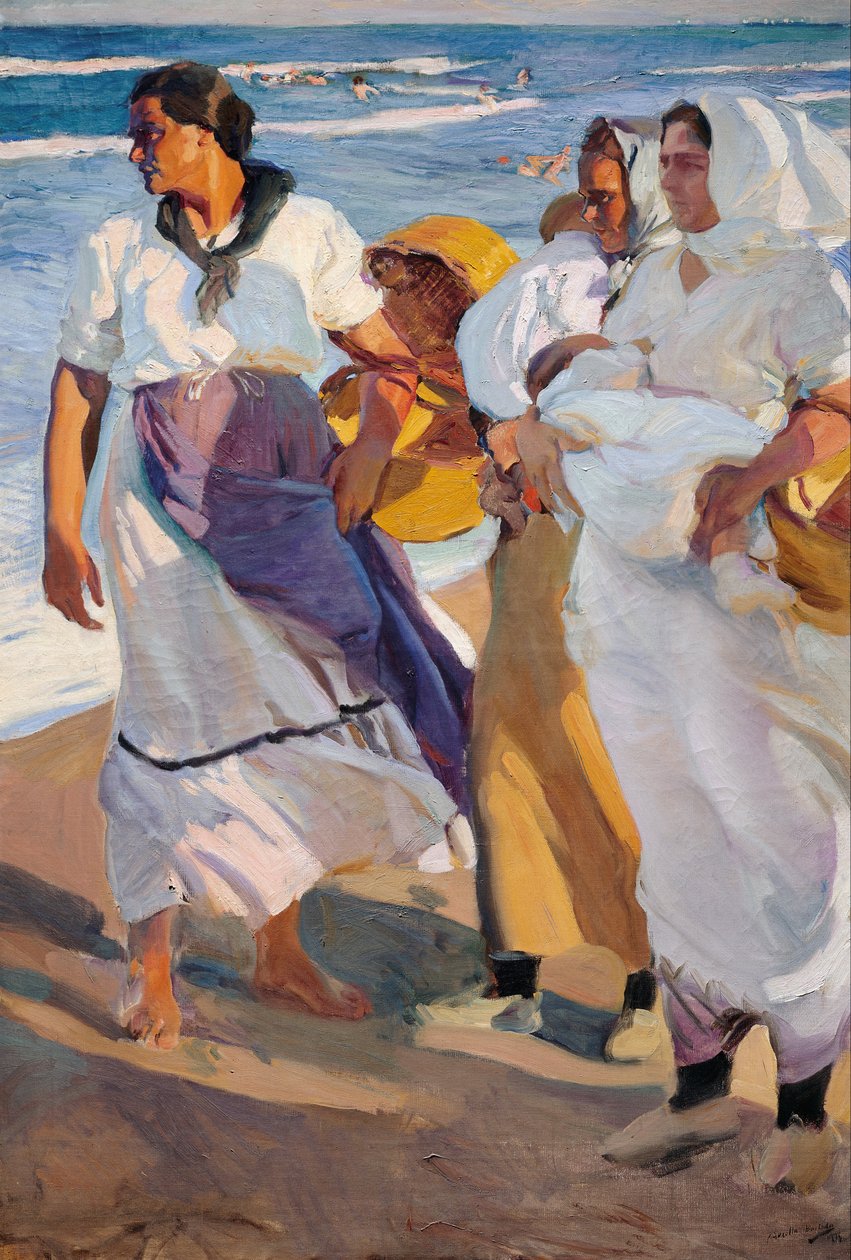 Rybaczki z Walencji autorstwa Joaquín Sorolla
