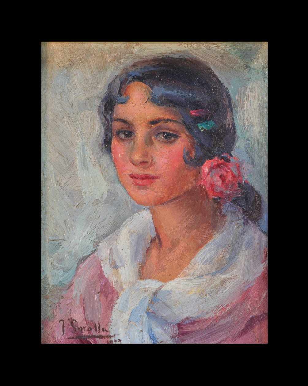 Portret kobiety autorstwa Joaquín Sorolla