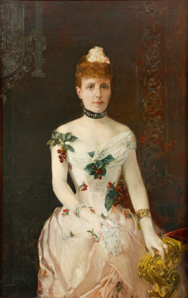 Maria Krystyna Austrii 1858-1929, królowa Hiszpanii, 1888. autorstwa Joaquín Sorolla