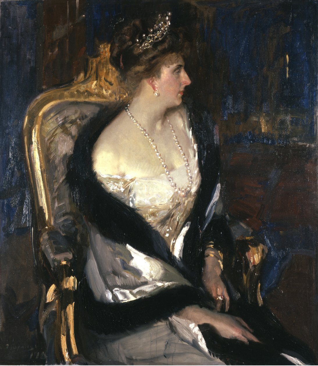 Królowa Hiszpańska Wiktoria Eugenia 1887-1969, 1911. autorstwa Joaquín Sorolla