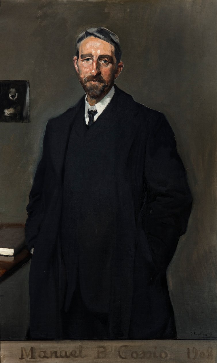 hiszpański: Manuel Bartolomé Cossío Manuel Bartolomé Cossío autorstwa Joaquín Sorolla