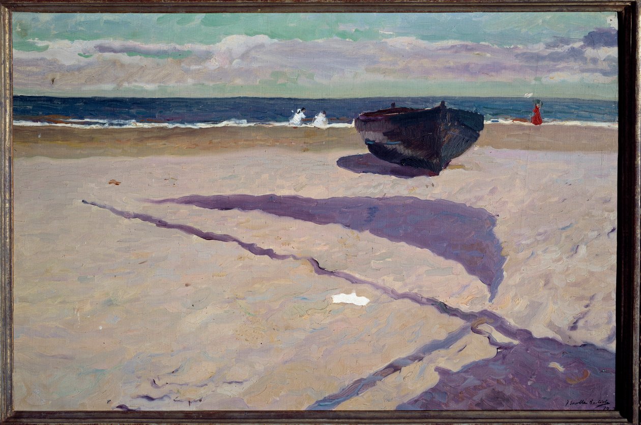 Cień łodzi Obraz Joaquina Sorolla y Bastida (1862-1923) 1903 Madryt, Muzeum Sorolla autorstwa Joaquín Sorolla