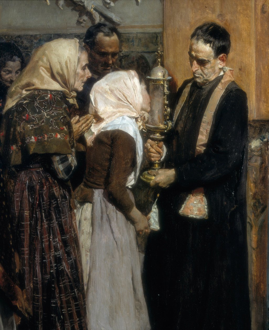 Relikwia, szczegół autorstwa Joaquín Sorolla