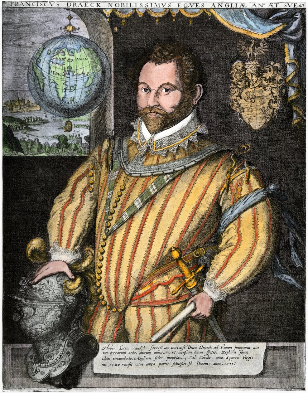 Portret Sir Francisa Drake