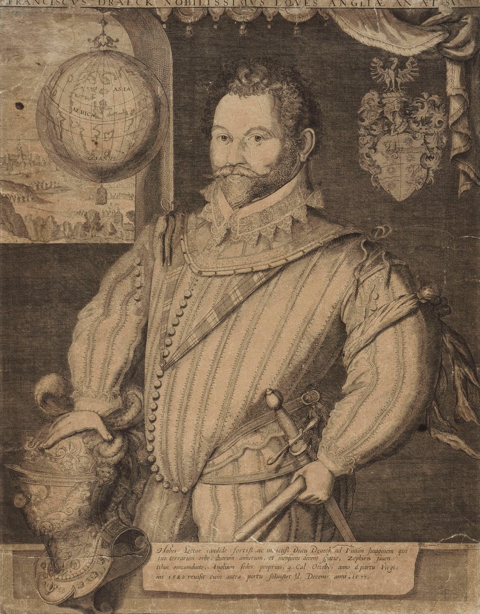 Portret Sir Francisa Drake