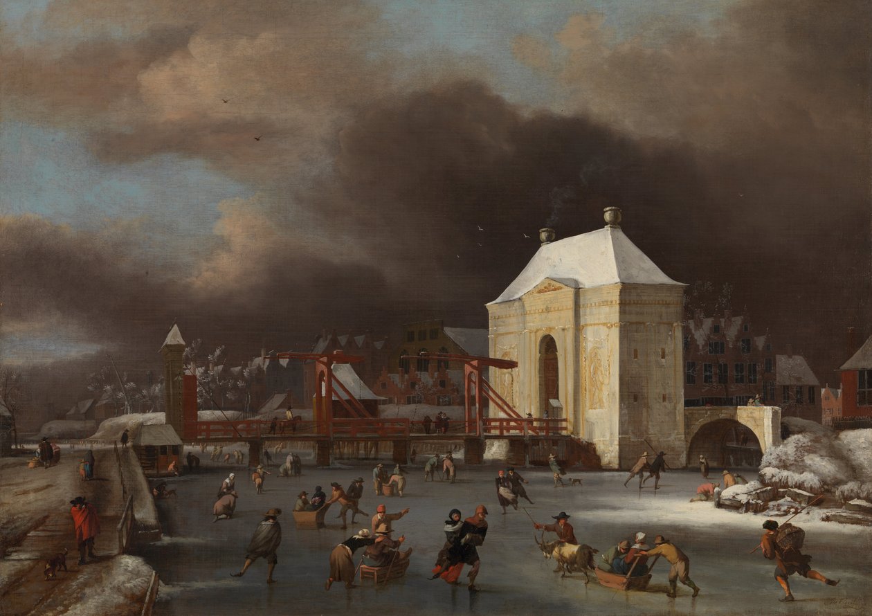 Przy Heilige Wegs Poort w Amsterdamie autorstwa Johan van Kessel