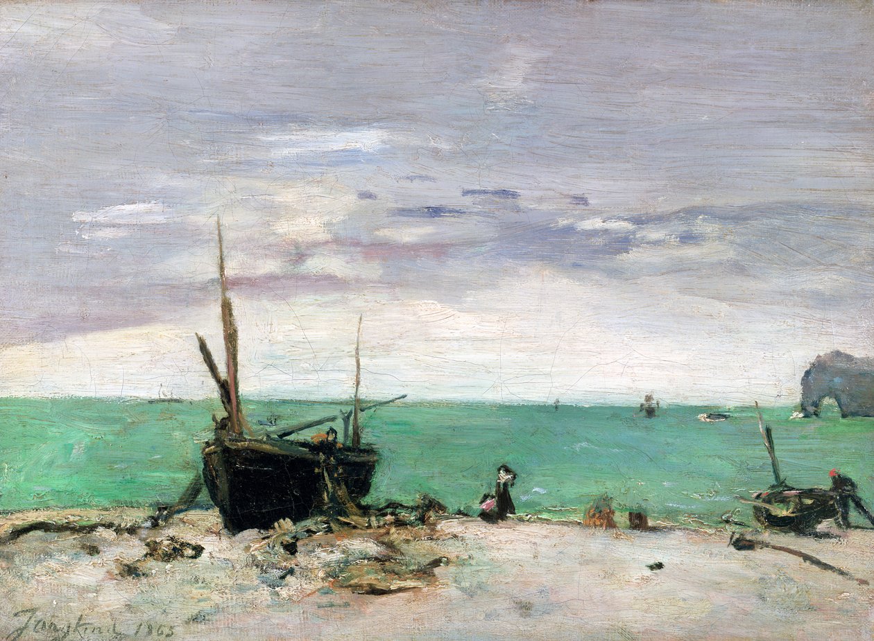 Etretat, 1865 autorstwa Johan Barthold Jongkind