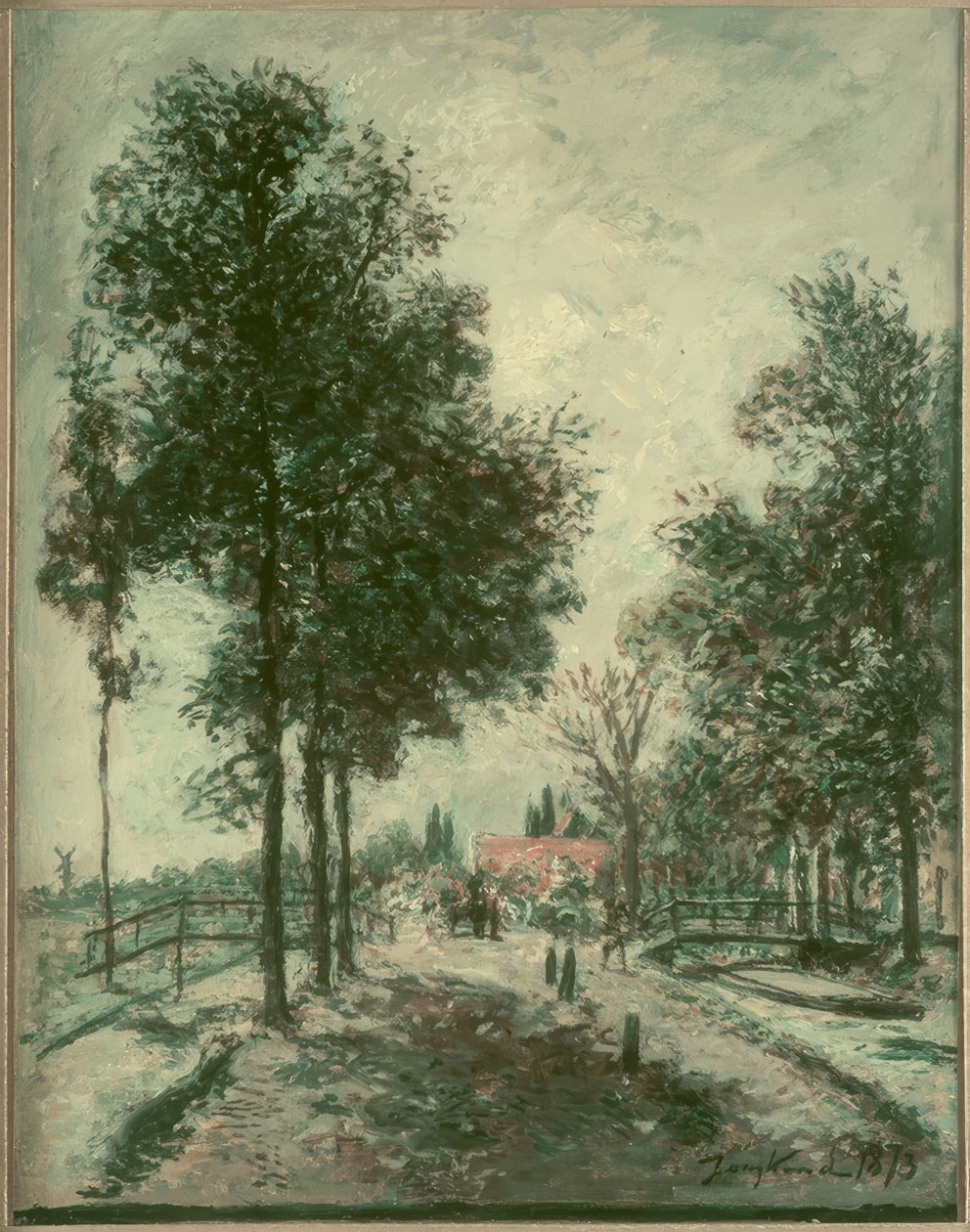 Pejzaż jesienny autorstwa Johan Barthold Jongkind