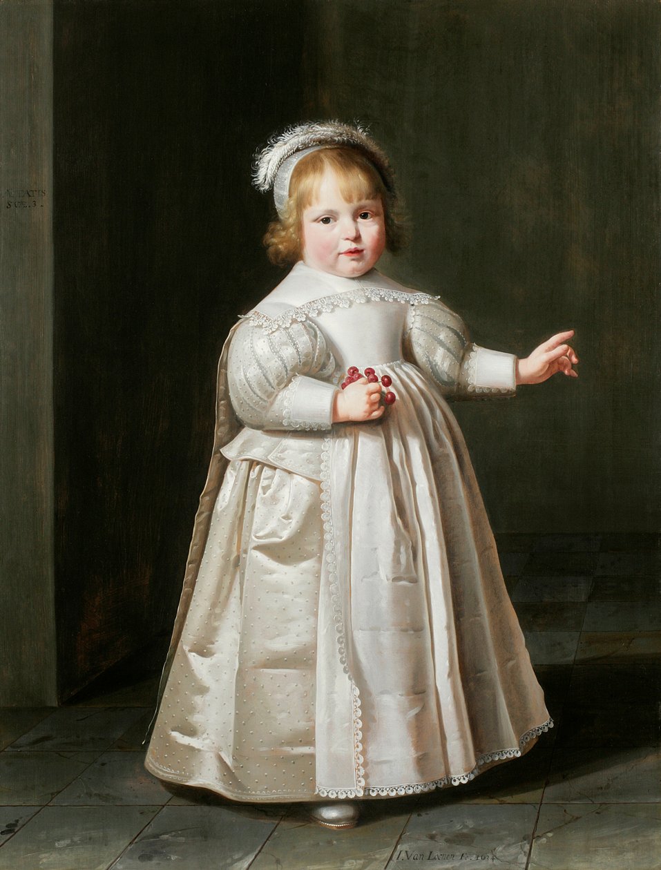 Portret Willema van der Muelena, wiek 3, 1634 autorstwa Johan Cornelisz van Loenen