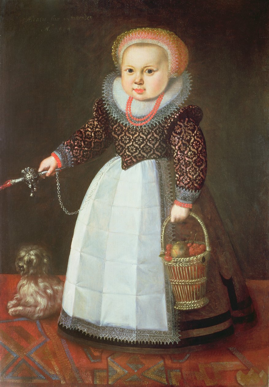 Małe dziecko z psem autorstwa Johan Cornelisz van Loenen