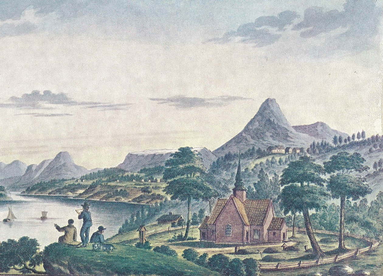 Włącza wystający odcinek Stranda autorstwa Johan F. L. Dreier