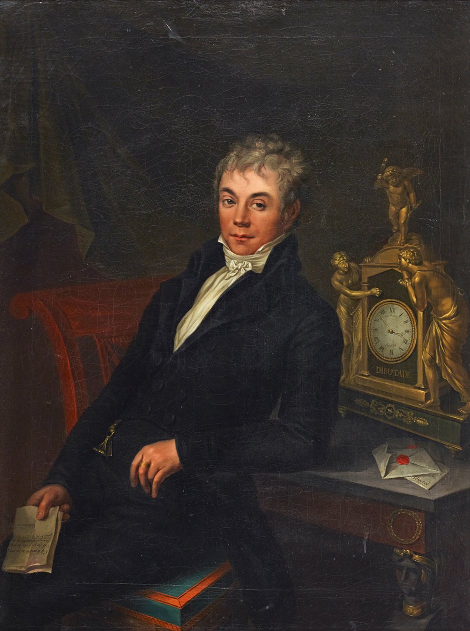 Portret przedstawiający Gustafa Fredrika af Wirsén autorstwa Johan Gustaf Wäström