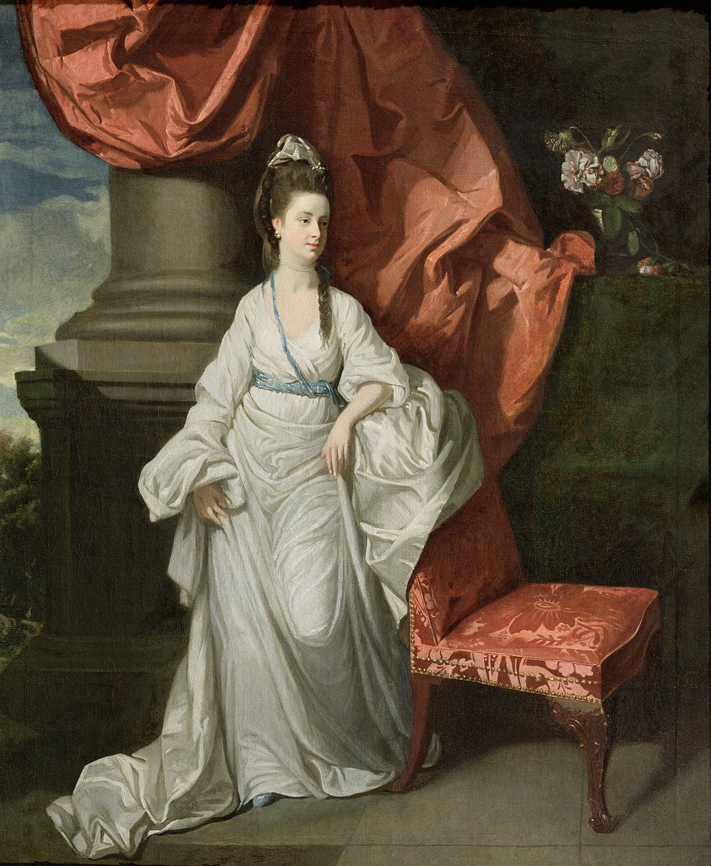 Lady Grant, żona Sir Jamesa Granta, Bt., 1770-80 autorstwa Johan Joseph Zoffany