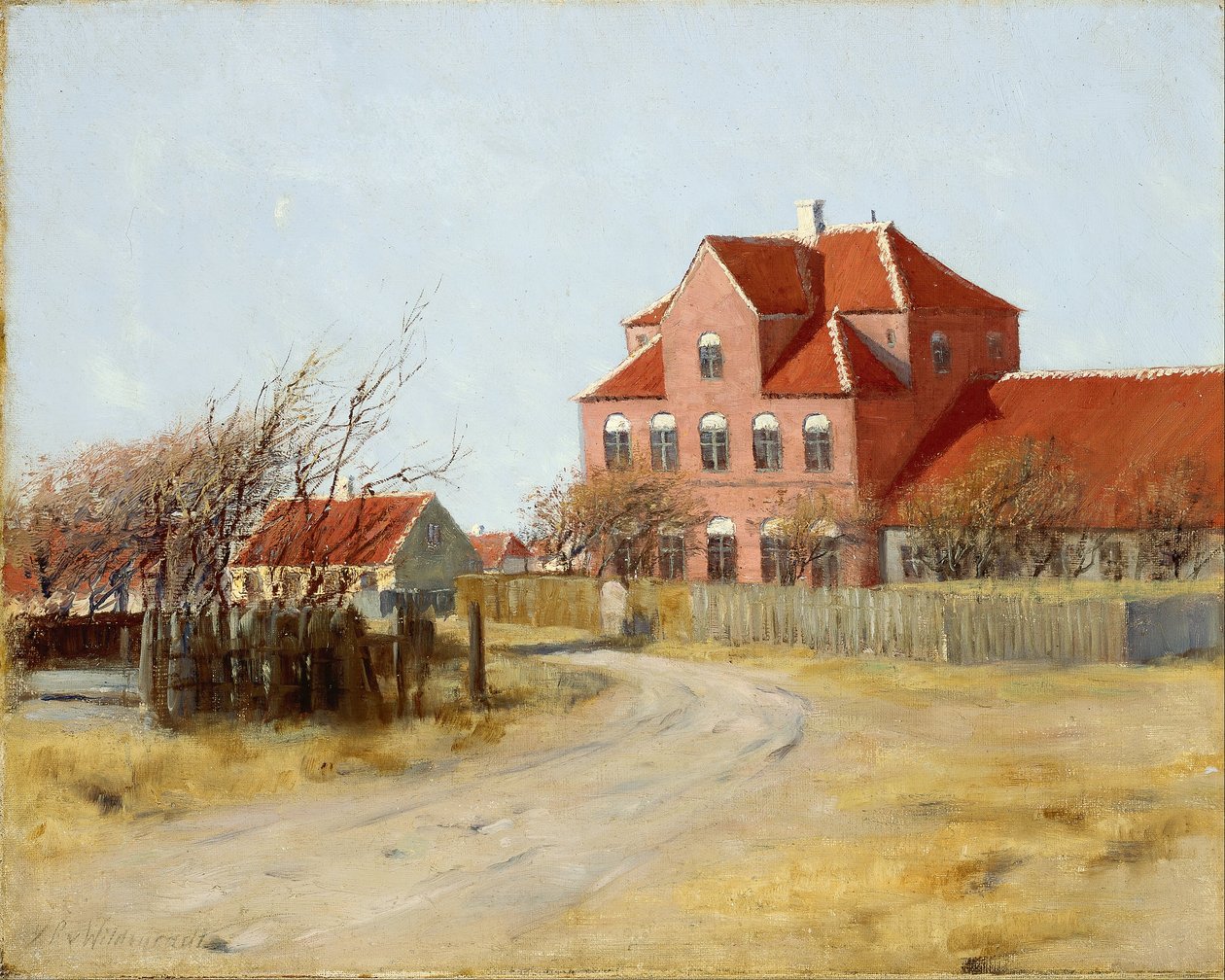 Architekt Ulrik Plesners pierwsza rozbudowa Brøndums Hotel autorstwa Johan Peter von Wildenradt