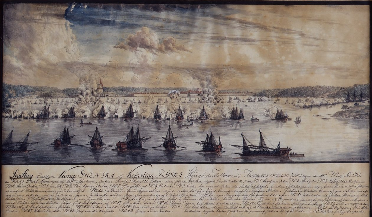 Fredrickshamn 155 1790 autorstwa Johan Tietrich Schoultz