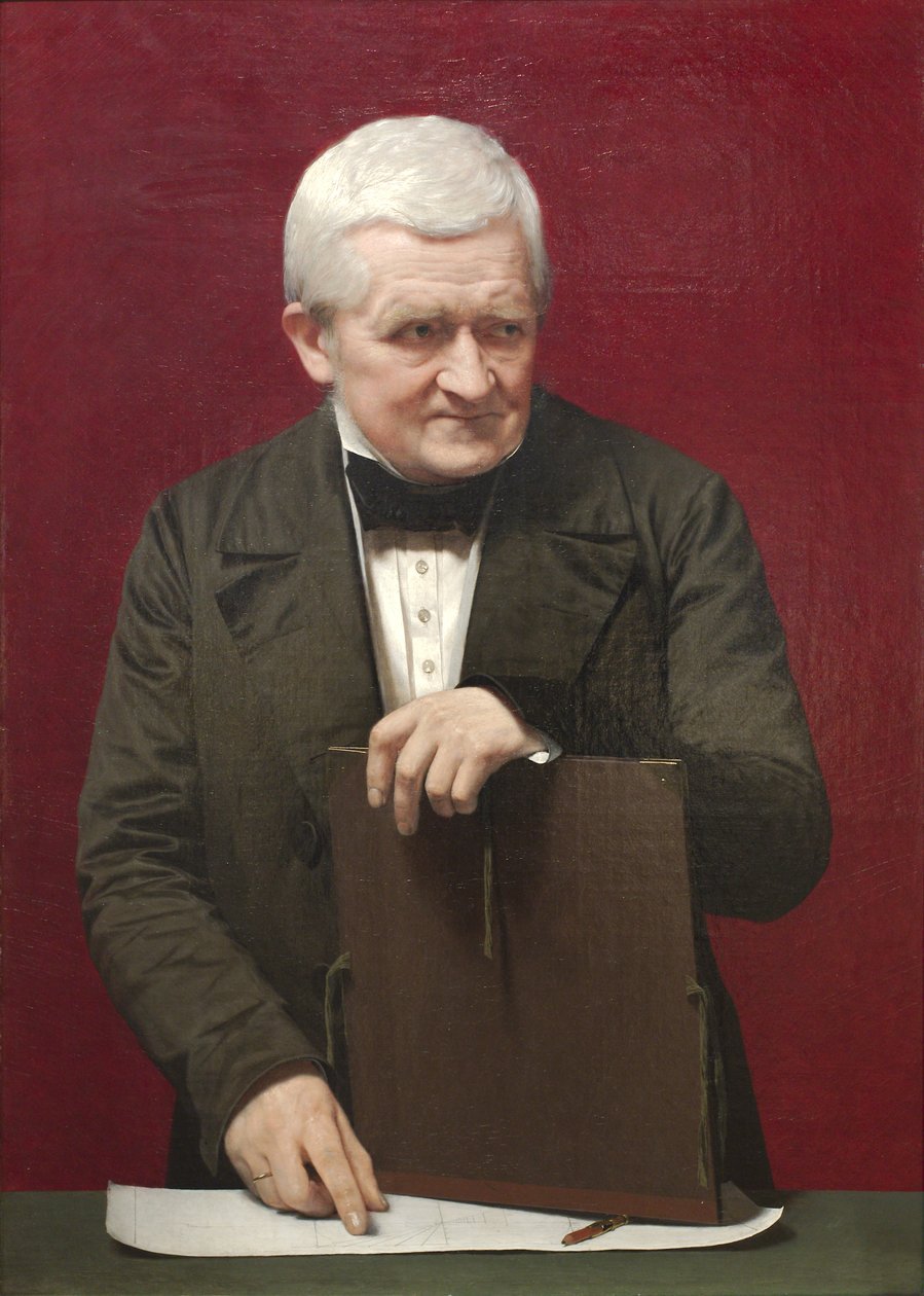 Portret C.W. Eckersberg autorstwa Johan Vilhelm Gertner
