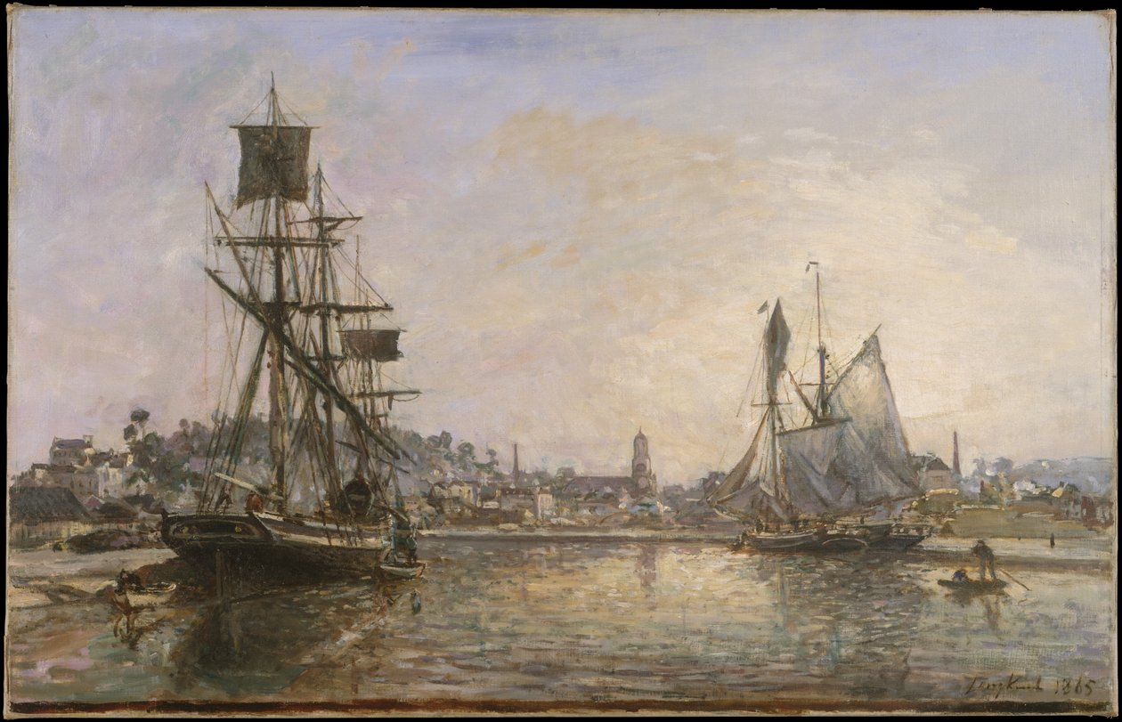Honfleur autorstwa Johan Barthold Jongkind
