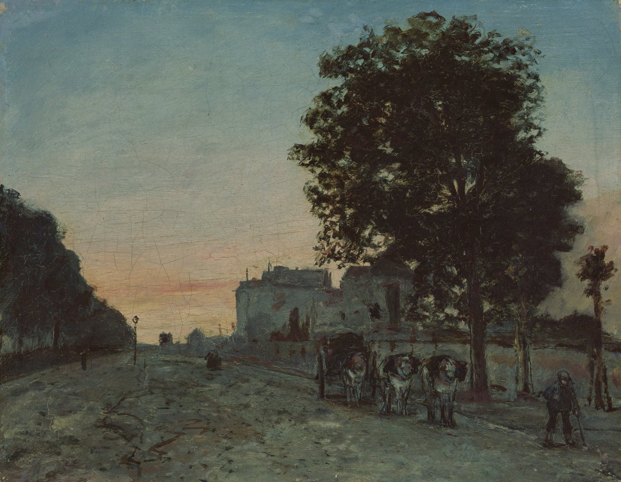 Bulwar Jourdan w Paryżu autorstwa Johan Barthold Jongkind