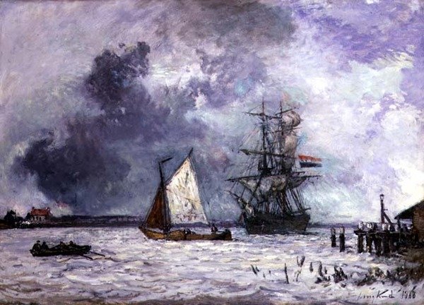 Moza autorstwa Johan Barthold Jongkind