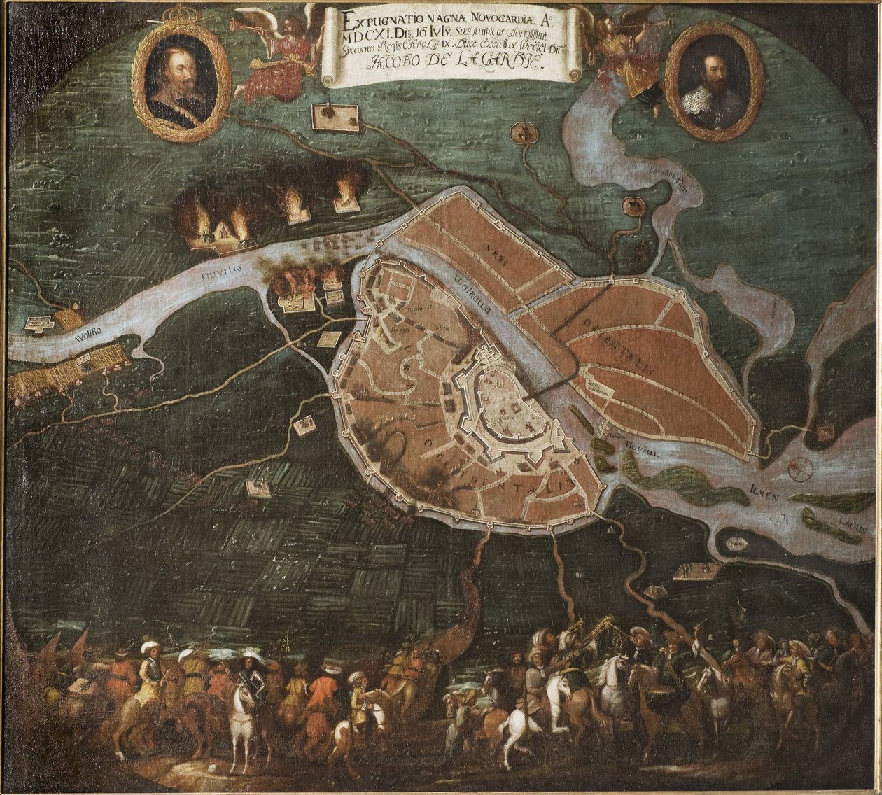 Bitwa pod Nowogrodem (Rosja), wojna szwedzko-polska (1600-1611) - Bitwa pod Nowogrodem autorstwa Johan Hammer