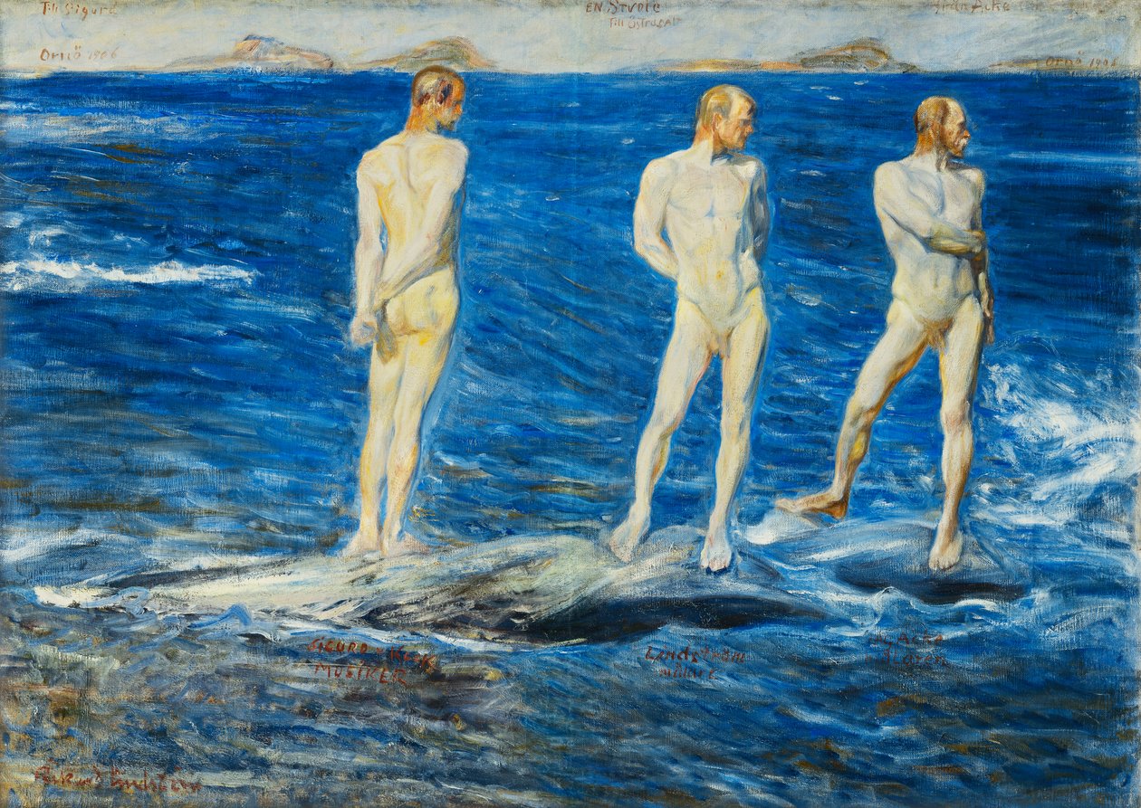 Sól, wiatr i morze, 1906, 1909 autorstwa Johan Axel Gustav Acke