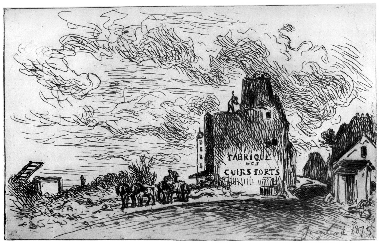 Rozbiórka, c1840-1890 1924 autorstwa Johan Barthold Jongkind