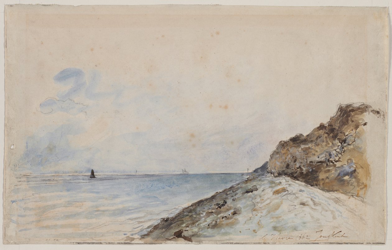 Le Hawr autorstwa Johan Barthold Jongkind