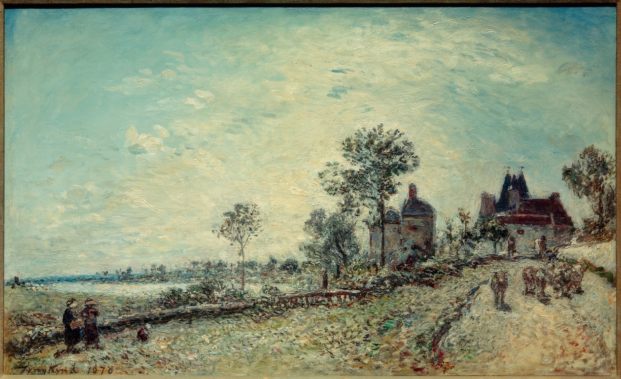 Zamek Meheing autorstwa Johan Barthold Jongkind