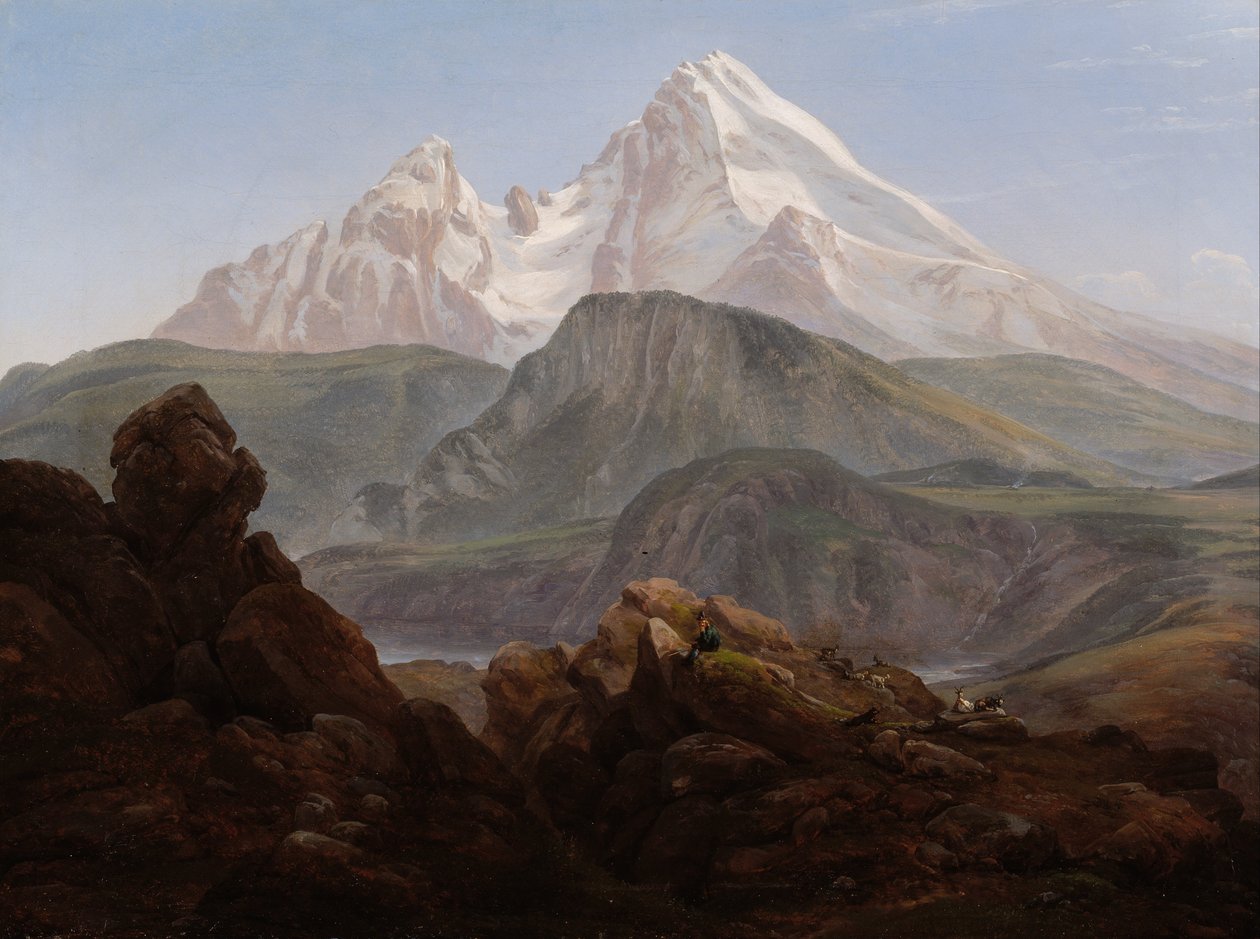 Watzmann autorstwa Johan Christian Dahl