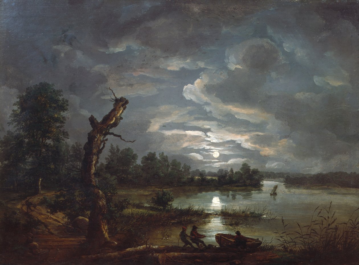 Morze Esrum, c.1814 autorstwa Johan Christian Dahl