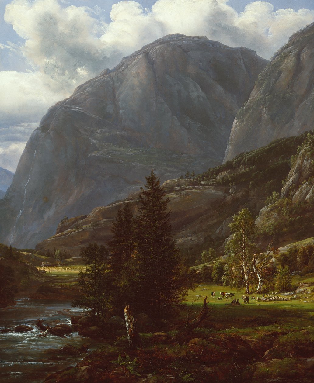 Dolina Fortun autorstwa Johan Christian Dahl