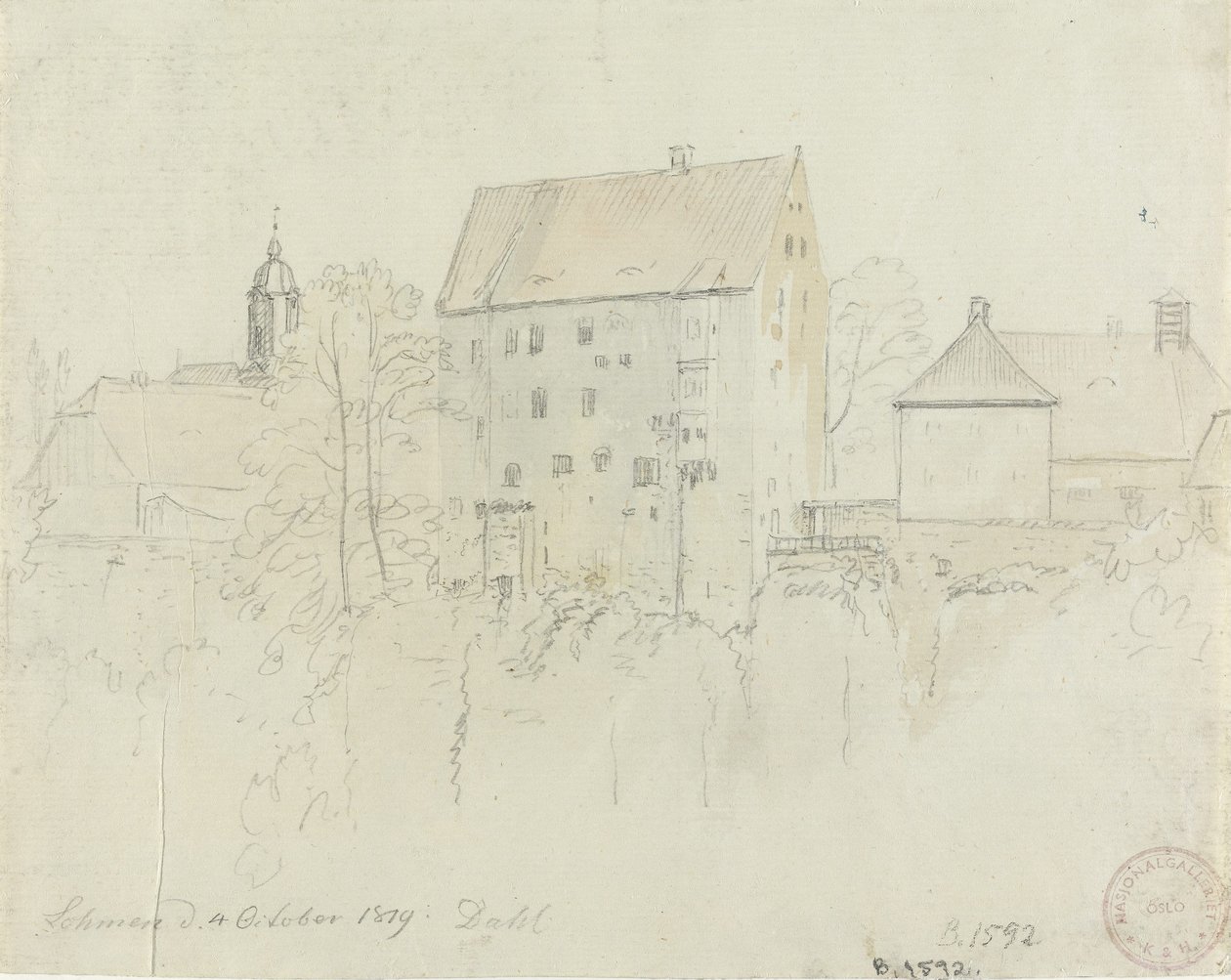 Z Lohmen autorstwa Johan Christian Dahl