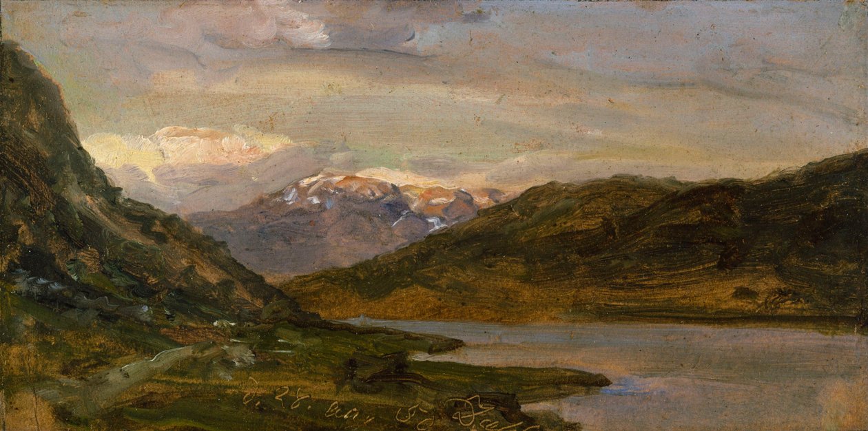 Z Nystuen na Filefjell autorstwa Johan Christian Dahl