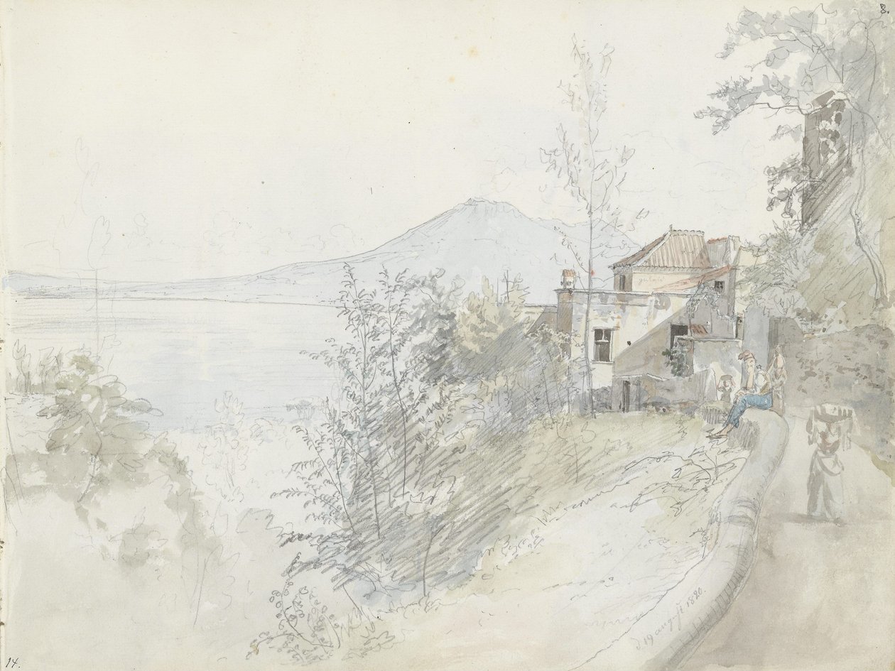 Z okolic Castellammare autorstwa Johan Christian Dahl