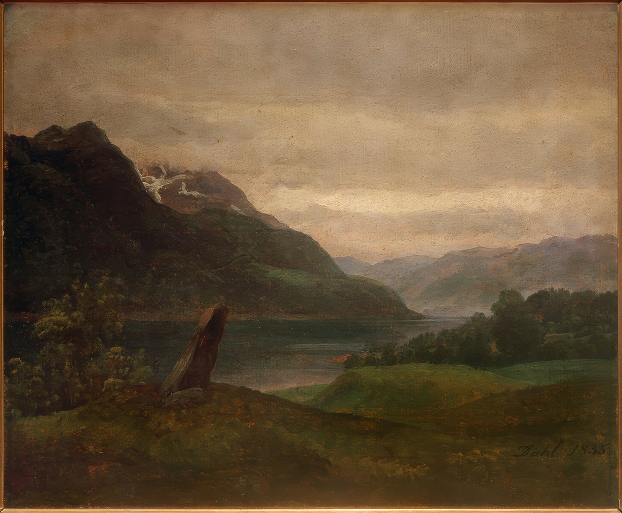Norweski krajobraz autorstwa Johan Christian Dahl