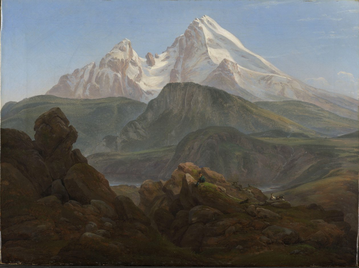 Watzmanna autorstwa Johan Christian Dahl